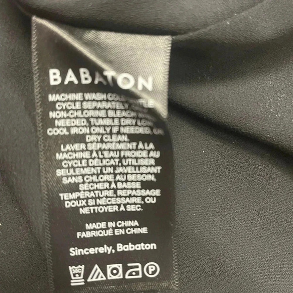 Babaton Black Spaghetti Strap MIDI Dress Size 2 - Picture 12 of 15